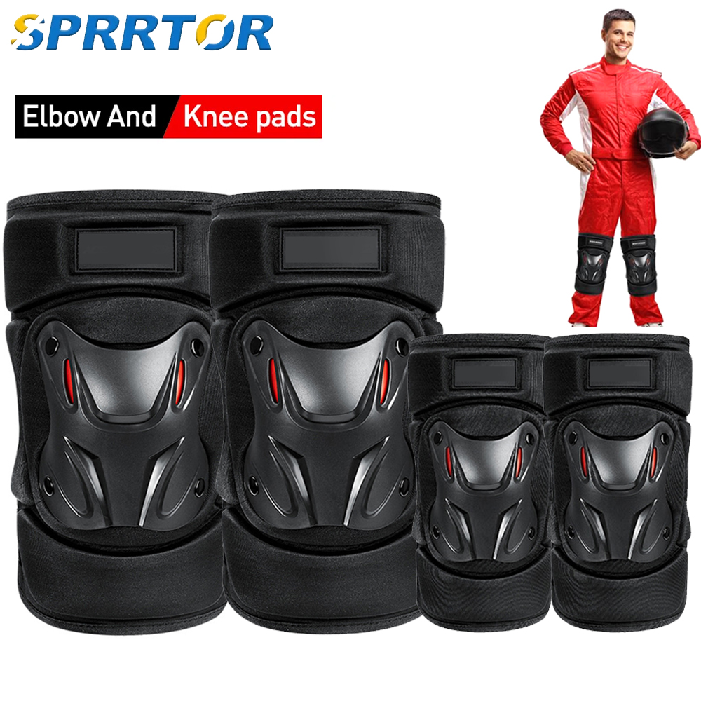 1 Pair Protective Motorbike Kn - Mountain Biking Elbow Pads 评论和价格