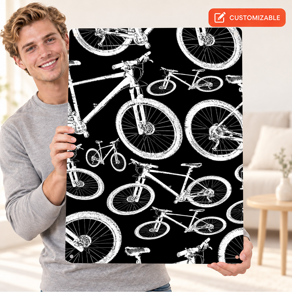 Mountain Bike Pattern Graphic  - Mountain Biking Europe 评论和价格