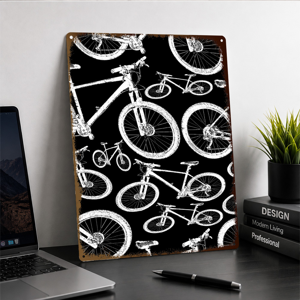 Mountain Bike Pattern Graphic  - Mountain Biking Europe 评论和价格