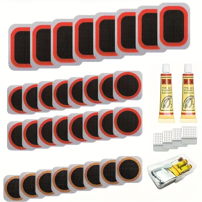 39pcs Bike Tire Repair Kit - B - Mountain Biking Tube 评论和价格