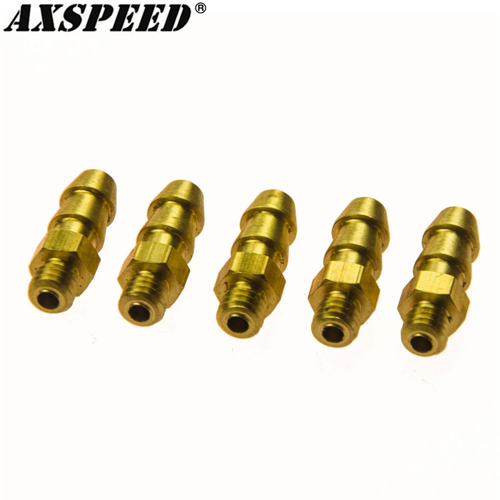 AXSPEED 5Pcs M4 M5 M6 Threaded - Spoke Nipple Brass 评论和价格