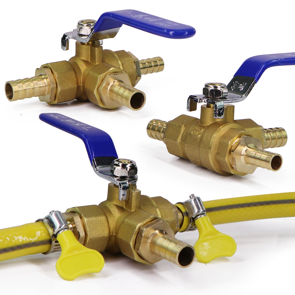 Brass Tee Ball Valve Adapter 6 - Spoke Nipple Brass 评论和价格